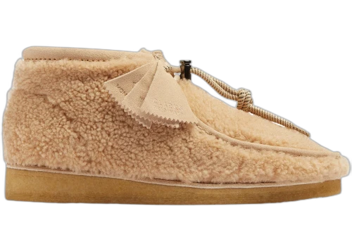 Clarks Originals Wallabee Boot Moncler 1952 Beige Shearling
