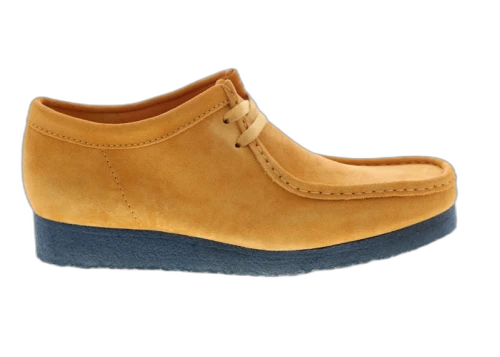 Clarks Originals Wallabee Boot Yellow Blue