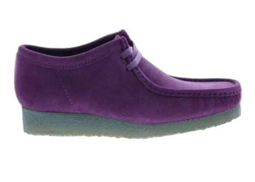 Clarks Originals Wallabee Boot Purple Green