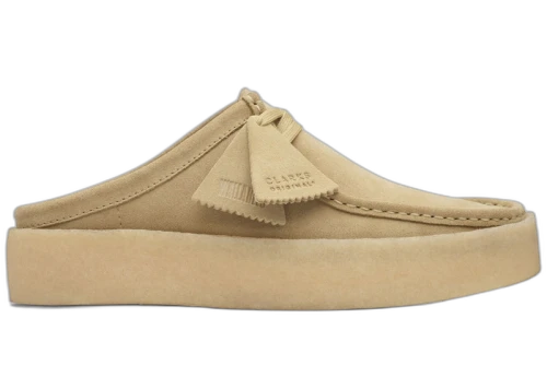 Clarks Originals Wallabee Cup Mule Maple Suede Warmlined
