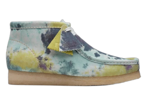 Clarks Originals Wallabee Boot Turquoise Tie Dye