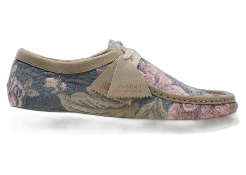 Clarks Originals Wallabee Grey Floral