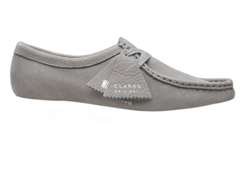 Clarks Originals Wallabee Boot Grey Nubuck (Women's)