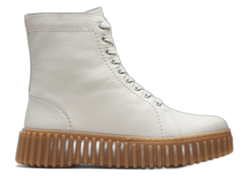 Clarks Originals Torhill Rise Off White Leather (Women's)