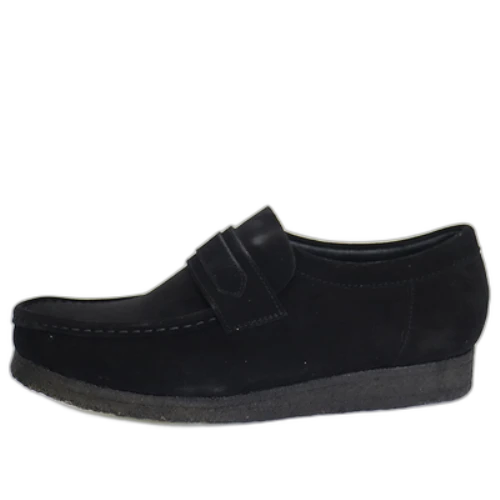 Clarks Wallabee Loafer Suede 'Black'