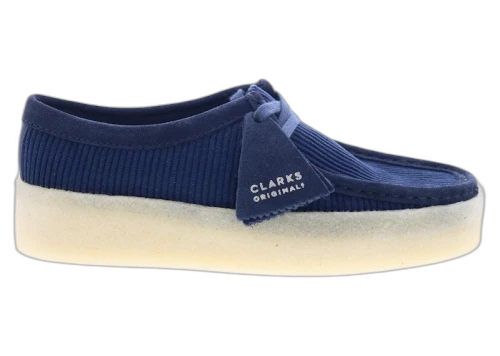 Clarks Originals Wallabee Cup Navy Cord (Women's)