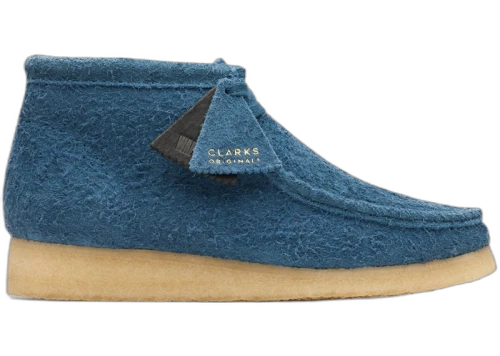 Clarks Originals Wallabee Hairy Suede Deep Blue