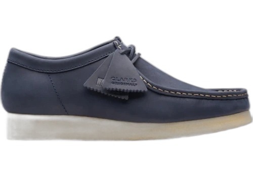 Clarks Originals Wallabee Navy Leather