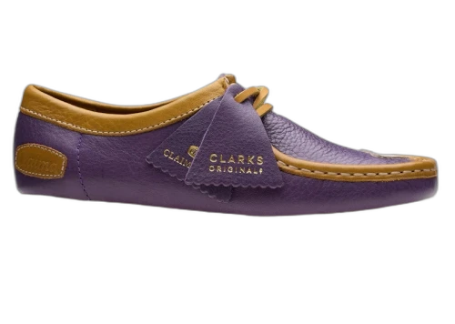 Clarks Originals Wallabee Purple Combination