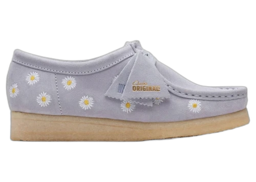 Clarks Originals Wallabee Cloud Grey Daisy Embroidery (Women's)