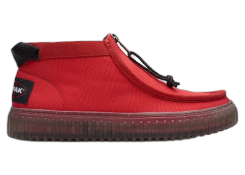 Clarks Originals Torhill Zip Eastpak Red Leather