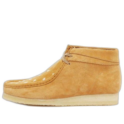 Clarks Originals x Vandy The Pink Wallabee Boots ' Cheeseburger Yellow'