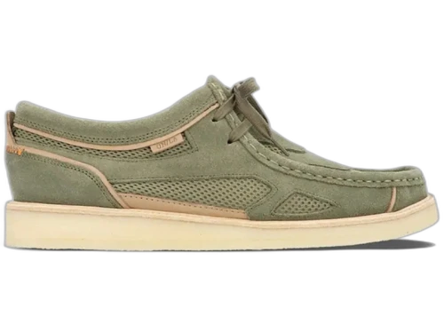 Clarks Wallabee Union LA Covert Green
