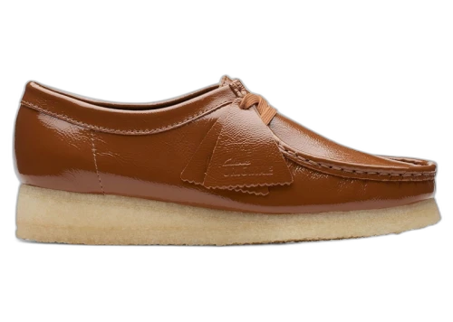 Clarks Originals Wallabee Dusk Brown Patent Leather (Women's)