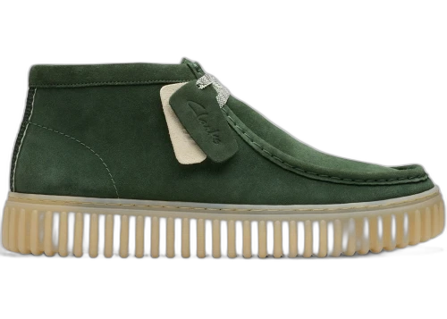 Clarks Originals Torhill Hi Dark Green Suede