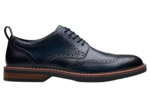 Clarks Aldwin Limit Navy Leather