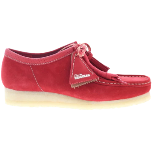 Clarks Originals Wallabee Red Suede
