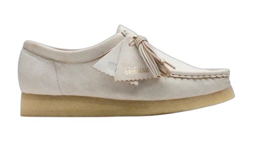 Clarks Originals Wallabee Leather White
