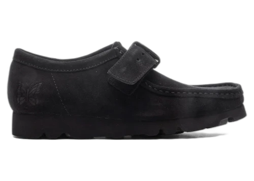 Clarks Originals Wallabee Strap Needles Black