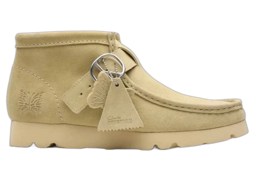 Clarks Originals Wallabee Strap Boot Needles Maple Suede
