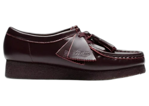Clarks Wallabee Purple Grape Leather (Women's)