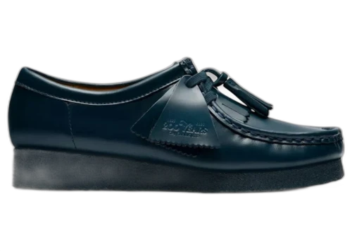 Clarks Wallabee Dark Teal Leather (Women's)