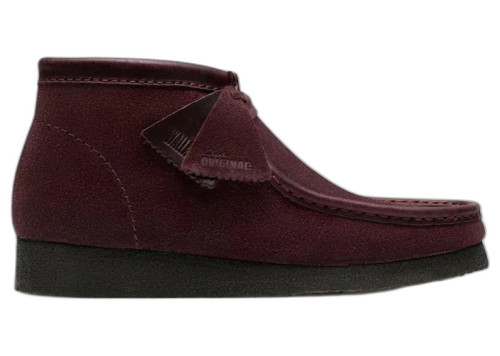Clarks Originals Wallabee Boot Purple Grape Suede