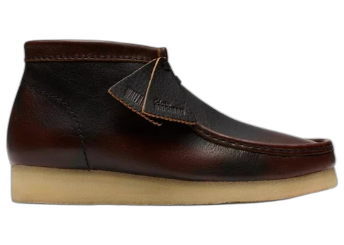 Clarks Originals Wallabee Boot Dark Tan Combination Leather