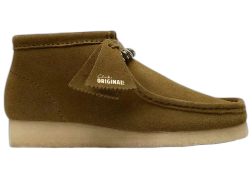Clarks Originals Wallabee Boot Green Suede (Women's)