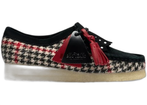 Clarks Wallabee Harris Tweed Combination Black (Women's)