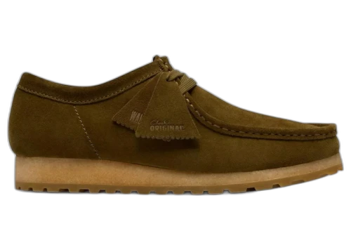 Clarks Originals Wallabee RB Olive Suede