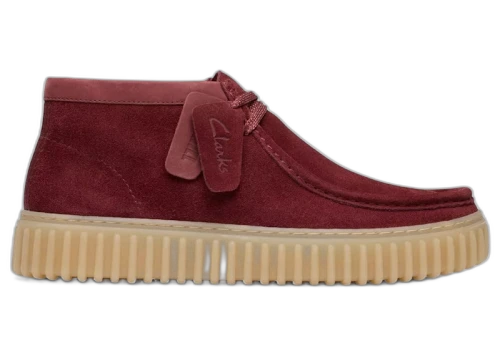 Clarks Torhill Hi Wine Suede