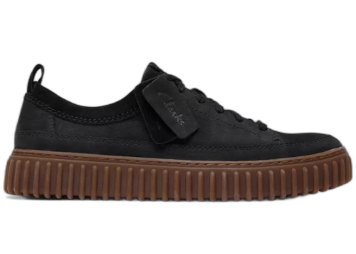 Clarks Torhill Lace Black Nubuck