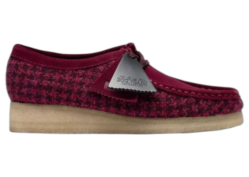 Clarks Wallabee Harris Tweed Combination Purple (Women's)