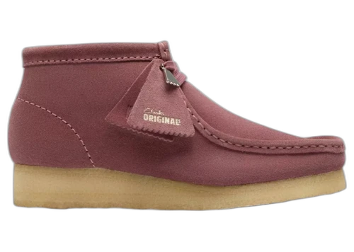 Clarks Originals Wallabee Boot Rose Brown Suede (Women's)