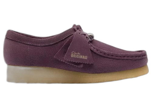 Clarks Wallabee Plum Suede (Women's)