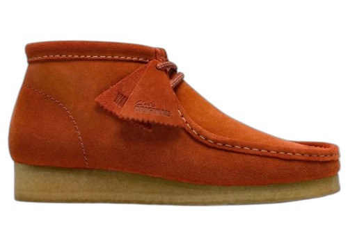 Clarks Originals Wallabee Boot Orange Suede
