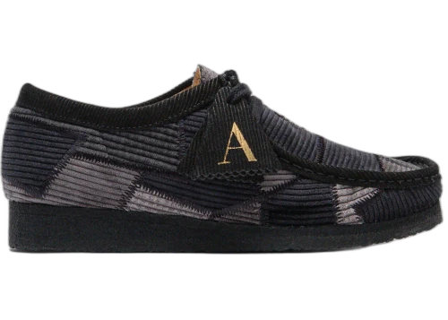 Clarks Originals Wallabee Aleali May Grey Corduroy Patchwork (Women's)