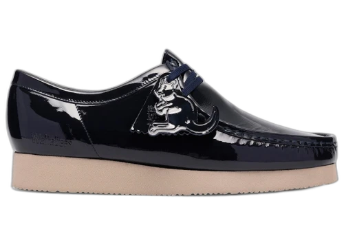 Clarks Originals Wallabee 2604 Navy Patent