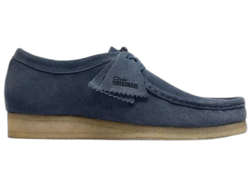 Clarks Originals Wallabee Denim Blue Suede