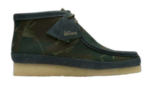 Clarks Originals Wallabee Boot Tokyo Green Camouflage