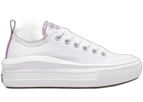 Converse Chuck Taylor All Star Move Platform White Pixel Purple (GS)