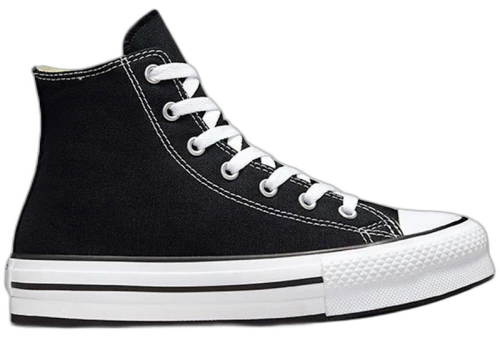 Converse Chuck Taylor All Star EVA Lift Canvas Platform Black White (GS)