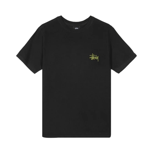 Stussy Basic Stussy Pigment Dyed Tee 'Black'