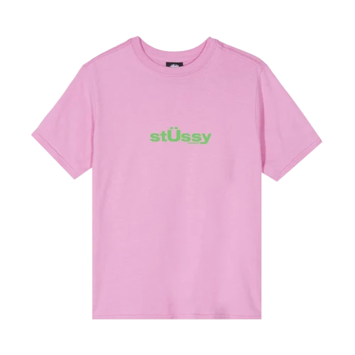 Stussy Big U Tee 'Pink'