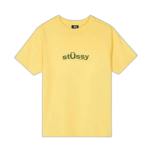 Stussy Big U Tee 'Yellow'