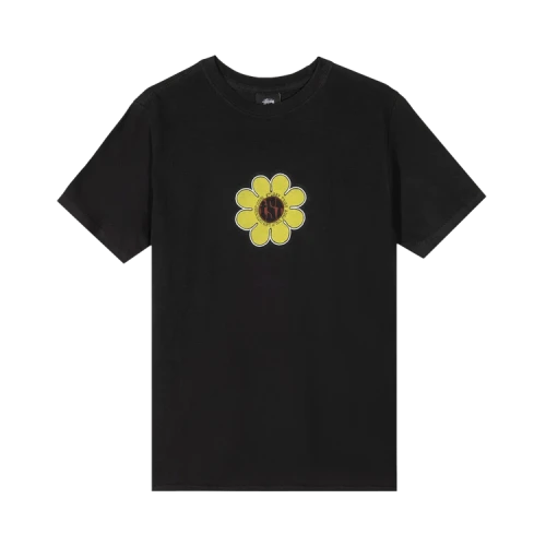 Stussy Daisy Pigment Dyed Tee 'Black'