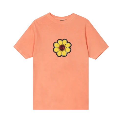 Stussy IST Daisy Pigment Dyed Tee 'Neo Orange'
