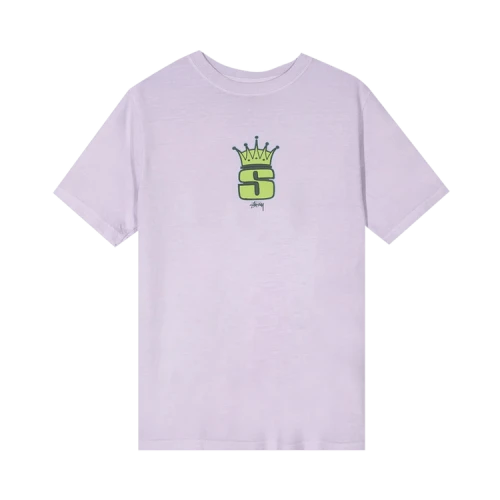 Stussy S Crown Pigment Dyed Tee 'Lavender'