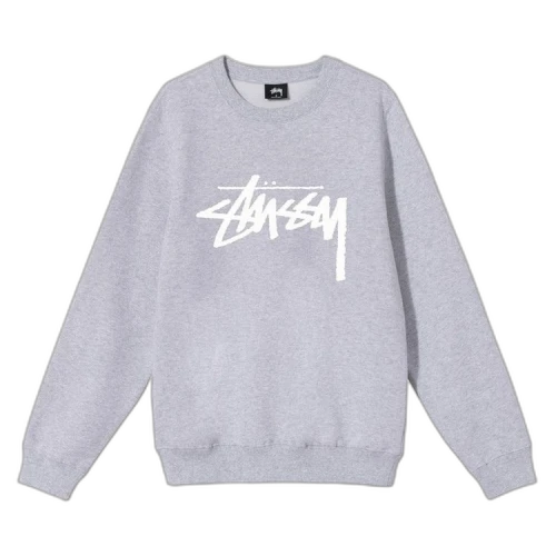 Stussy Stock Crew 'Ash Heather'